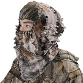 Kylebooker Ghillie Mascarilla 3D Leafy Ghillie Camuflaje Cubierta Completa Headwear Accesorios de Caza